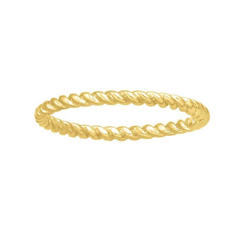 Anneliese 10k Gold Rope Ring