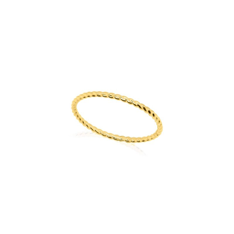 Anneliese 10k Gold Rope Ring