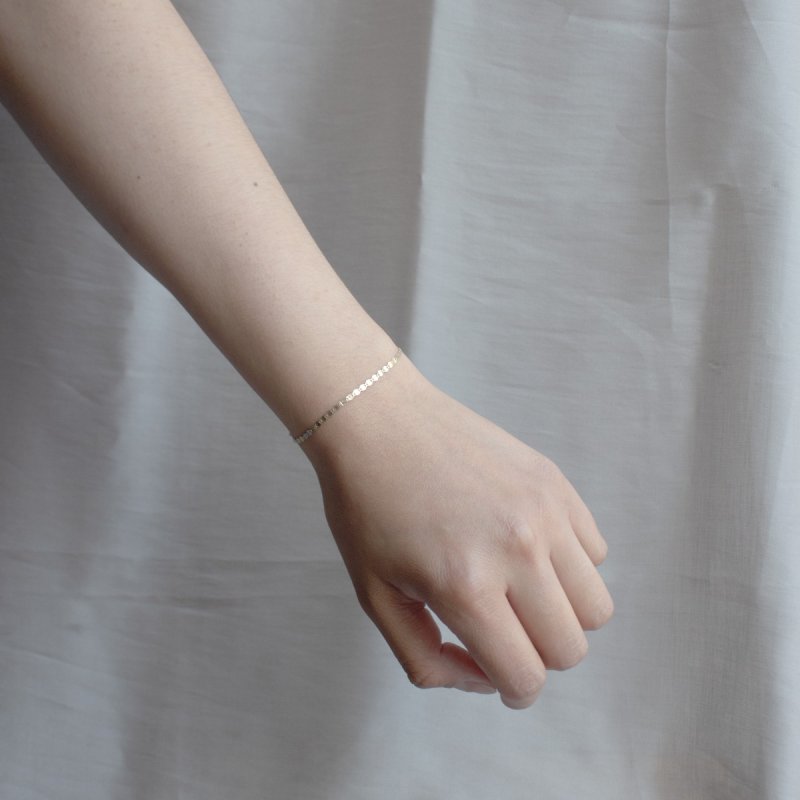 Valerie - 10K Yellow Gold Valentino Chain Bracelet