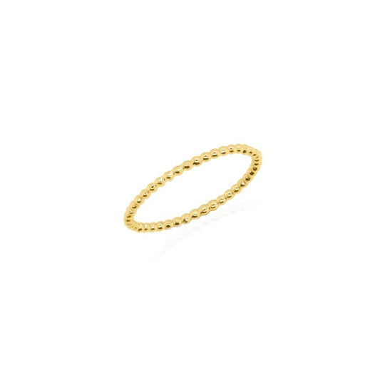 Celeste 10K Gold Minimalist Bubble Ring
