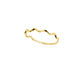 Willow 10K Minimalist Wave Ring