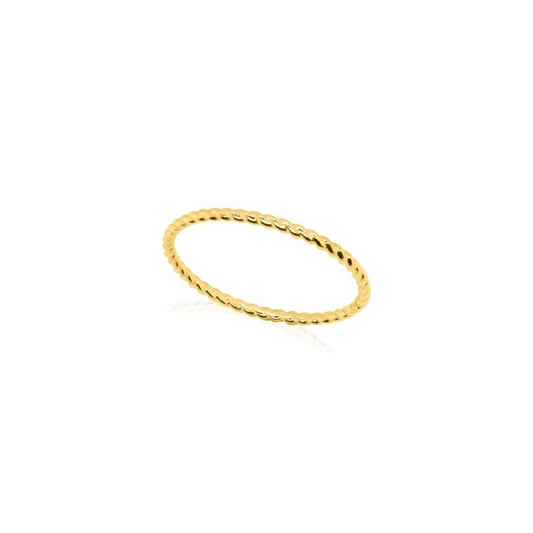 Anneliese 10k Gold Rope Ring